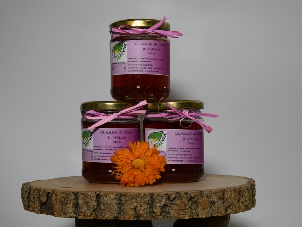 GLASSA AI FIORI DI MALVA gr 220